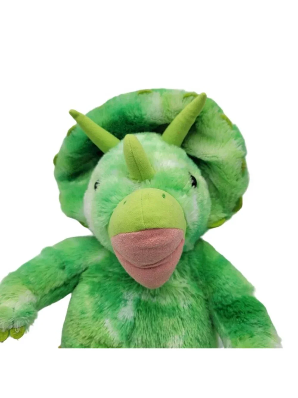 Build a Bear Triceratops Dinosaur Plush Green 19